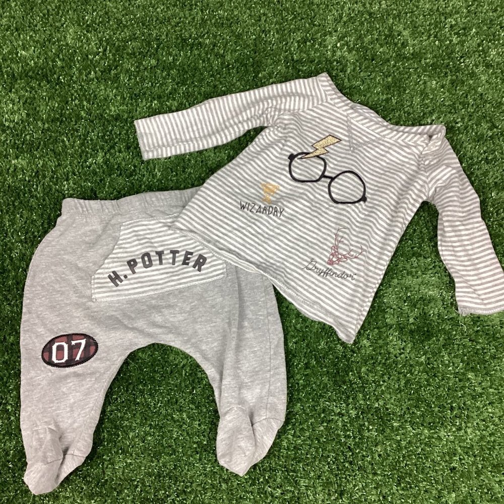 Harry Potter Newborn Baby Outfit 2pc